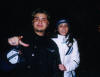Frank con Michelle Simons